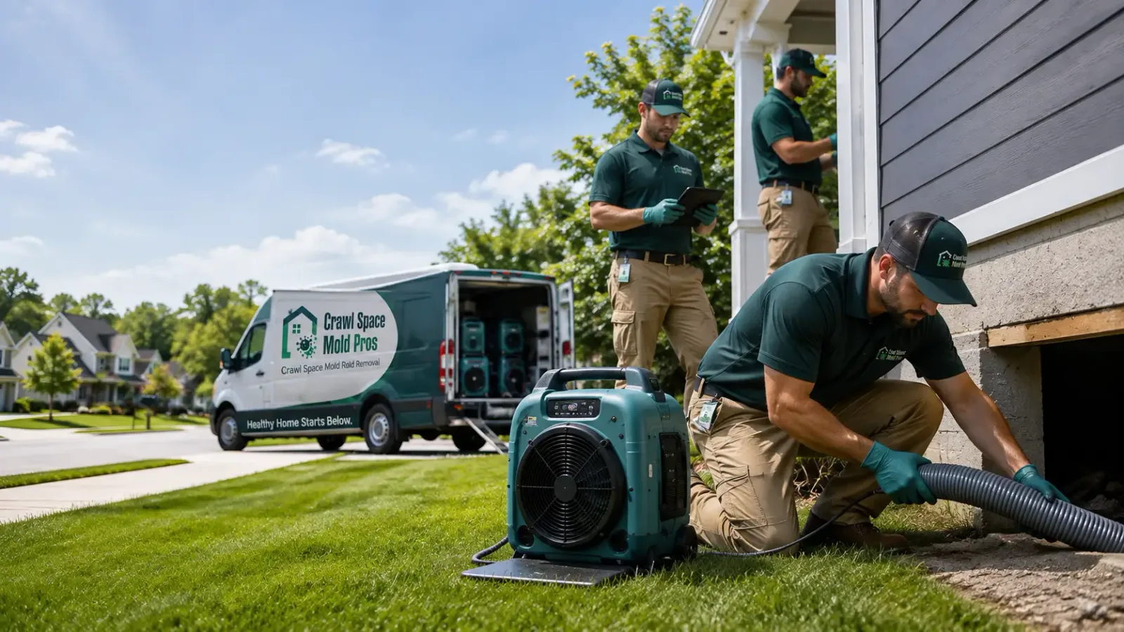 Crawl Space Mold Removal in Claremont, NC